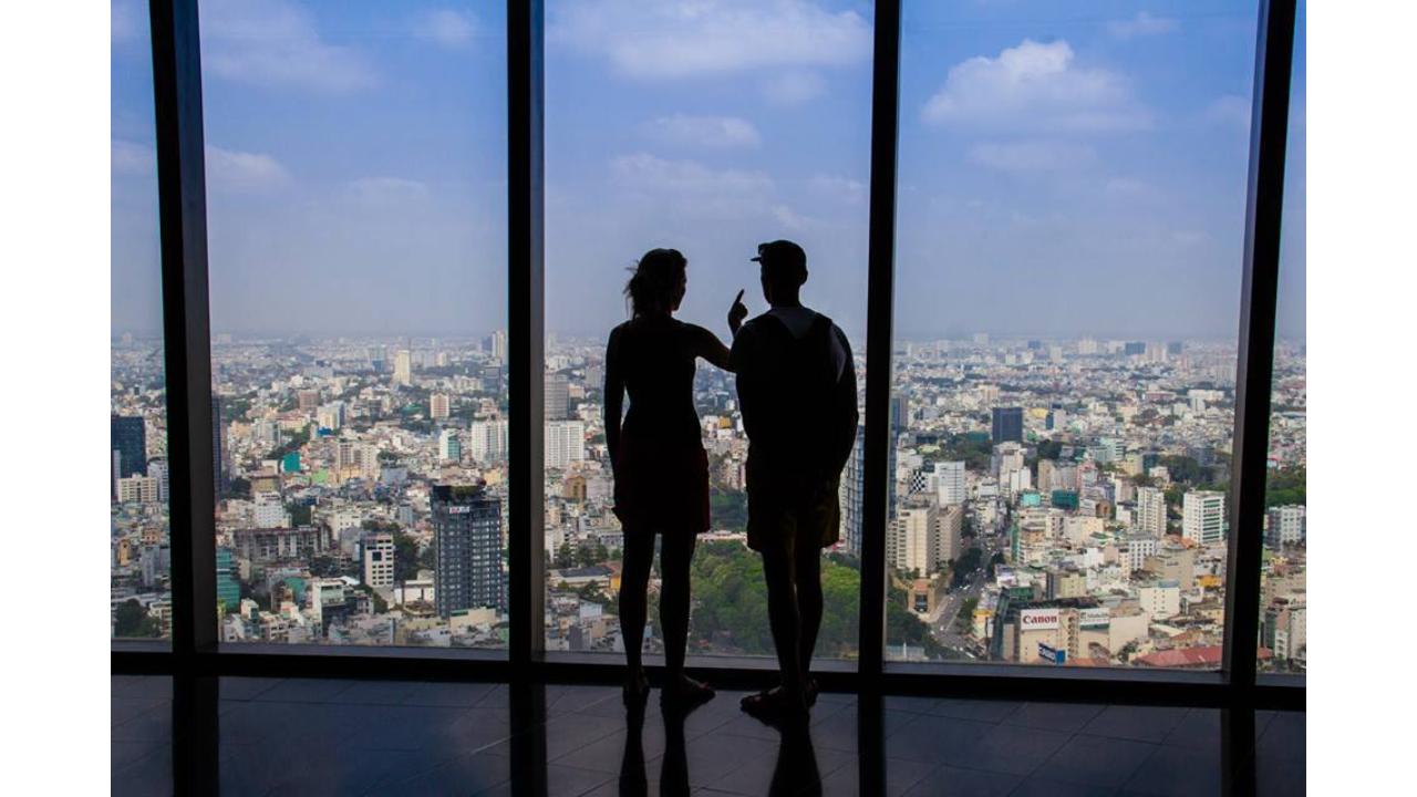 Ngắm toàn cảnh thành phố với Saigon Skydeck.