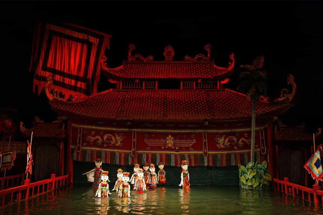 The real magic happens at Thang Long Water Puppet Theatre when you combine these incredible puppetry with live traditional Vietnamese music played on authentic instruments like flutes, drums, and zithers along with captivating stories.